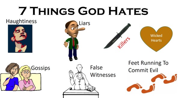 What The Lord Hates!